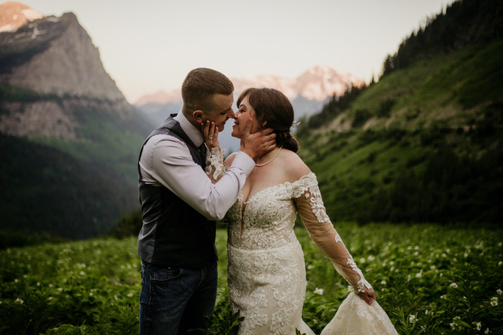 how to elope in Glacier National Park