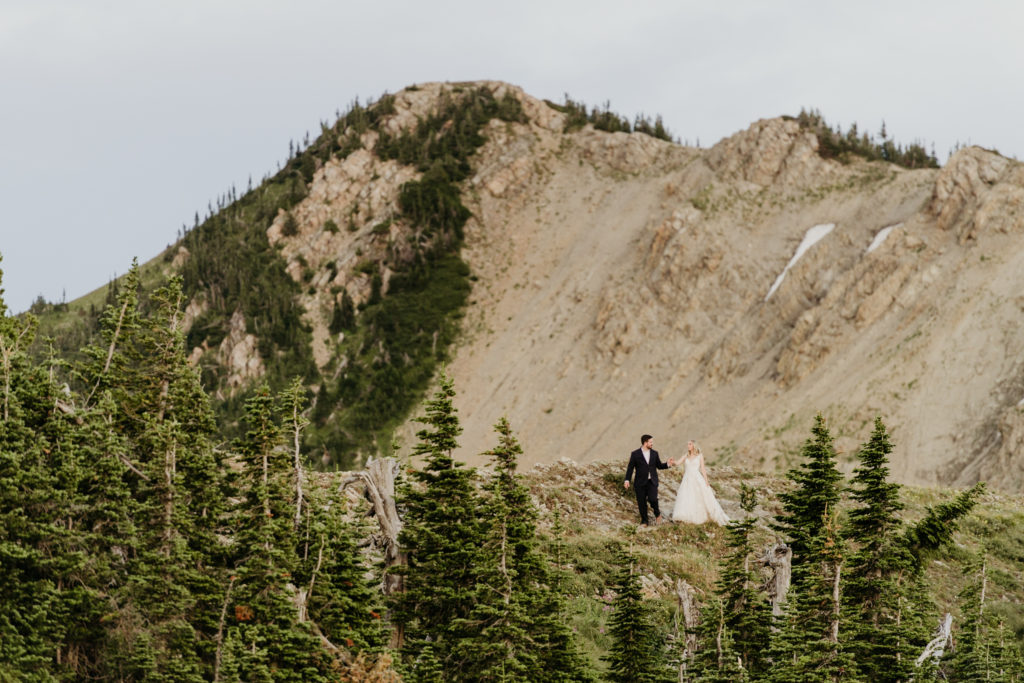 Mountain elopement in Montana