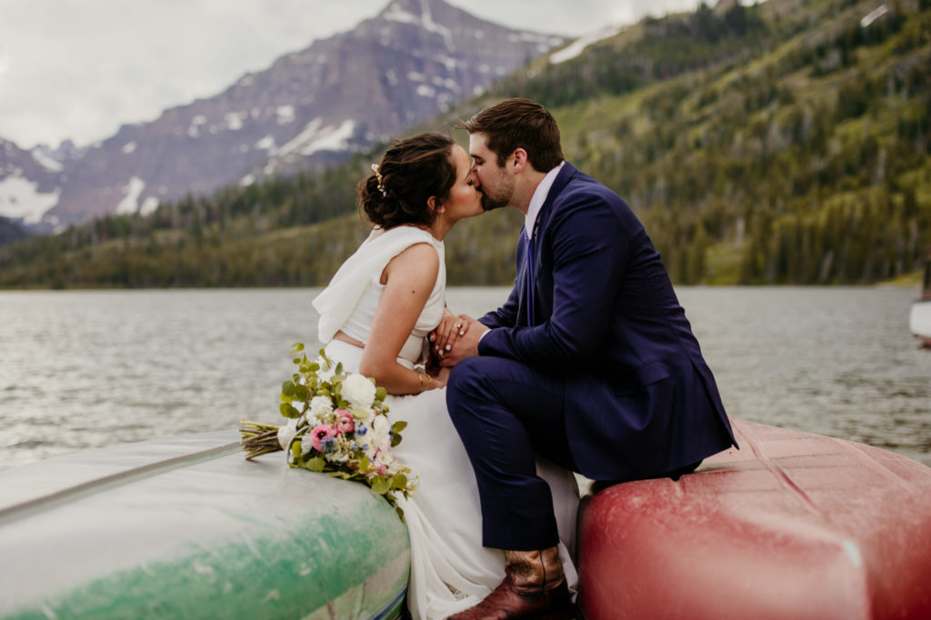 Best place to elope in Glacier National Park two medicine
