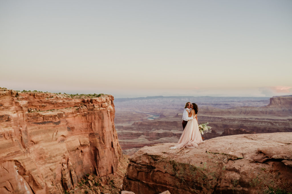where to elope in Moab dead horse point state park