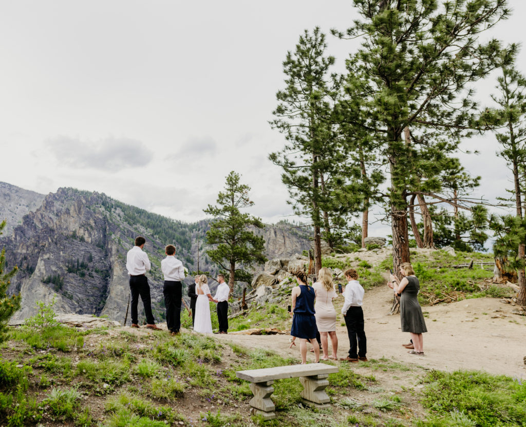 elope in Montana in lolo national forest mountain elopement. micro wedding.