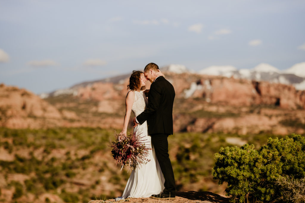 where to elope in Moab at the Sand Flats Recreation Area