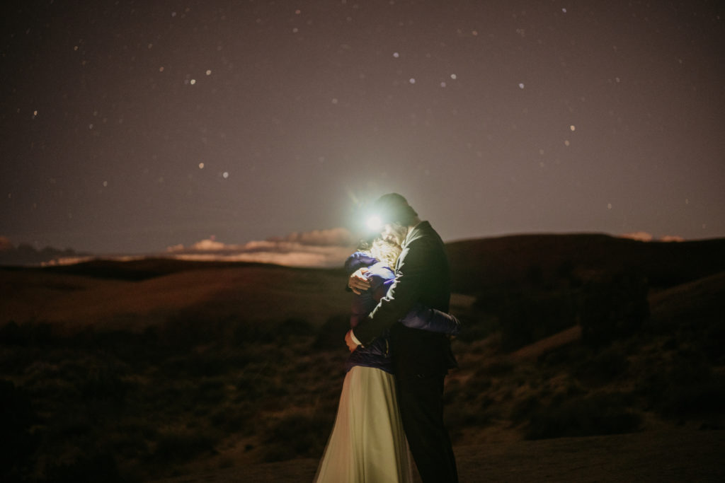 all day elopement with star photo