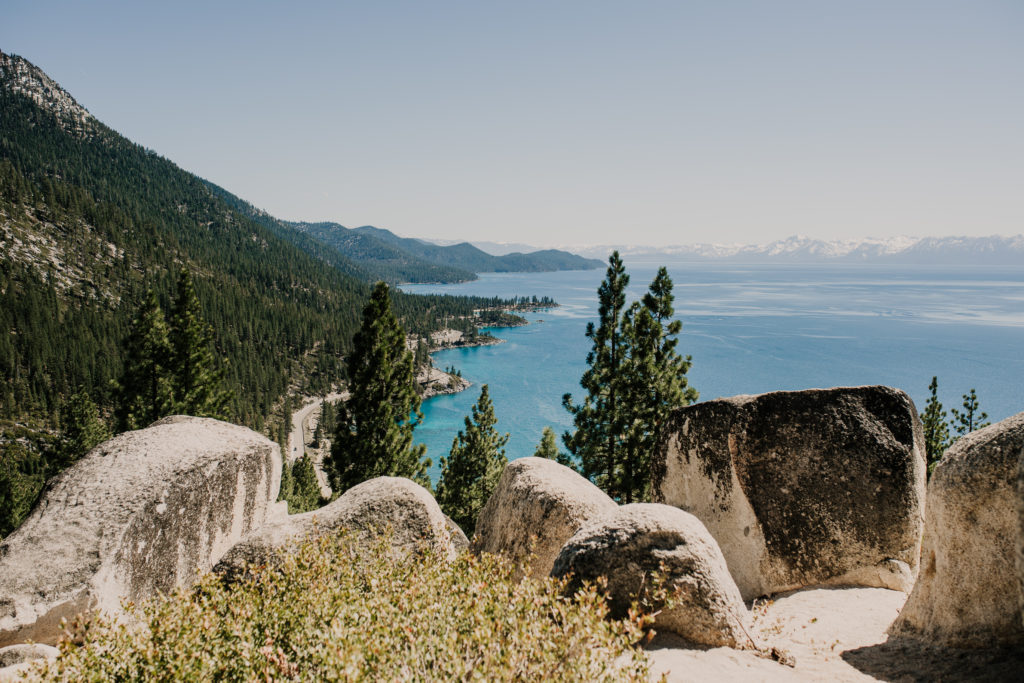 Best place to get married in Lake Tahoe, elope in North Lake Tahoe on top of Monkey Rock