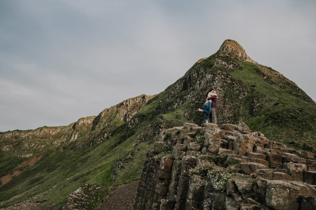 Where to elope in Ireland Giants Causeway