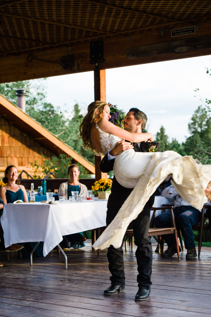 Yellowstone National Park wedding venue for reception