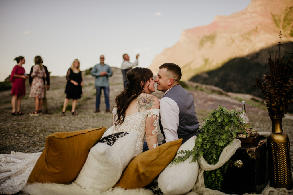 How to elope with friends and family in Glacier National Park