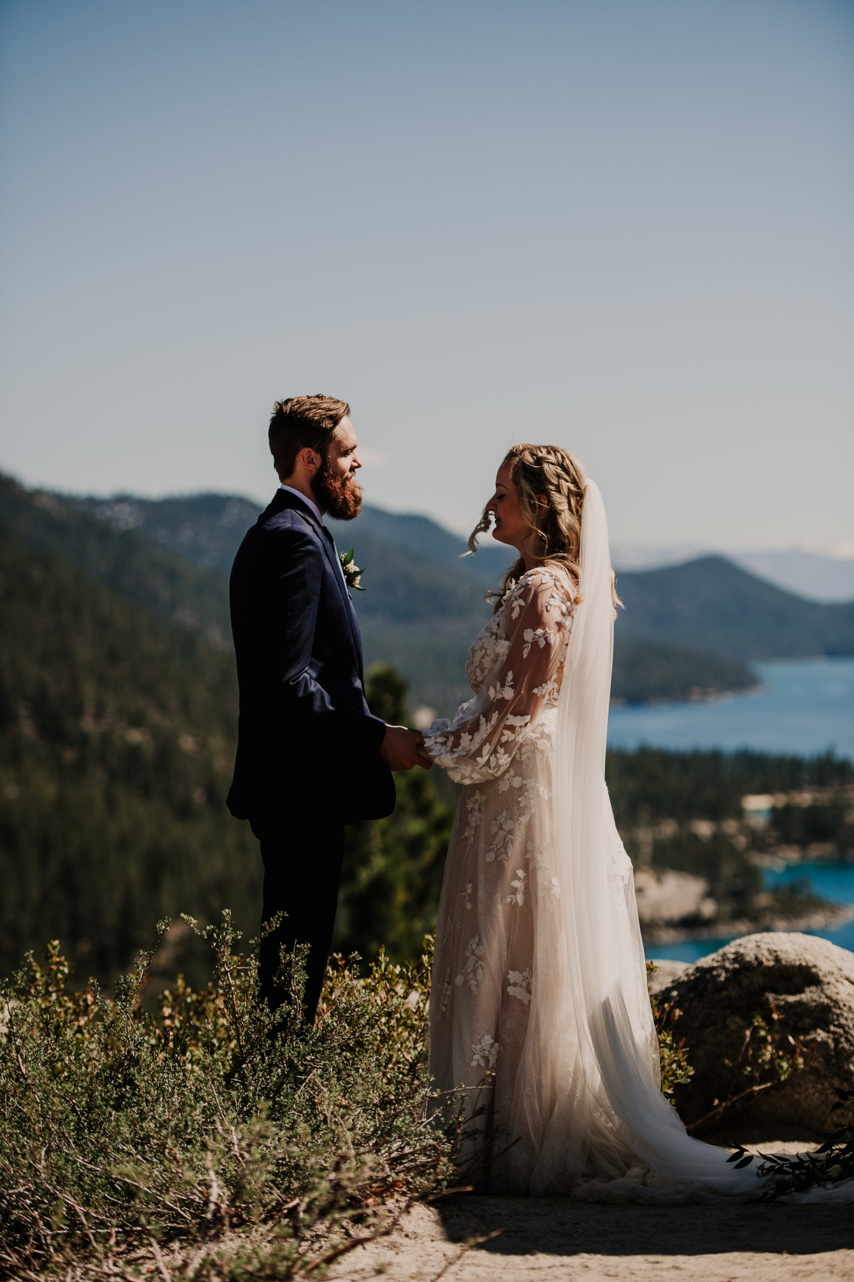 Best US Mountain elopement locations, Lake tahoe elopement