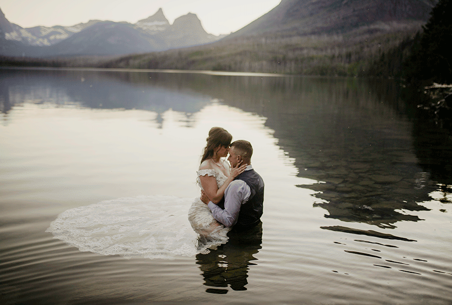 top elopement location trends of 2022, Glacier National Park elopement, questions eloping couples ask