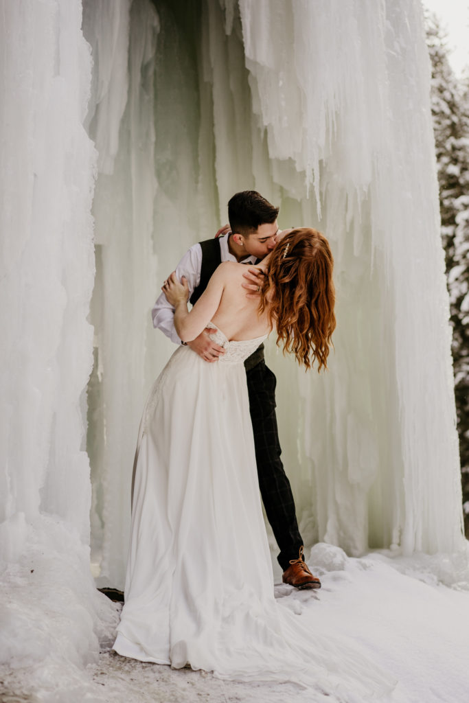 where to elope in winter, grand teton national park