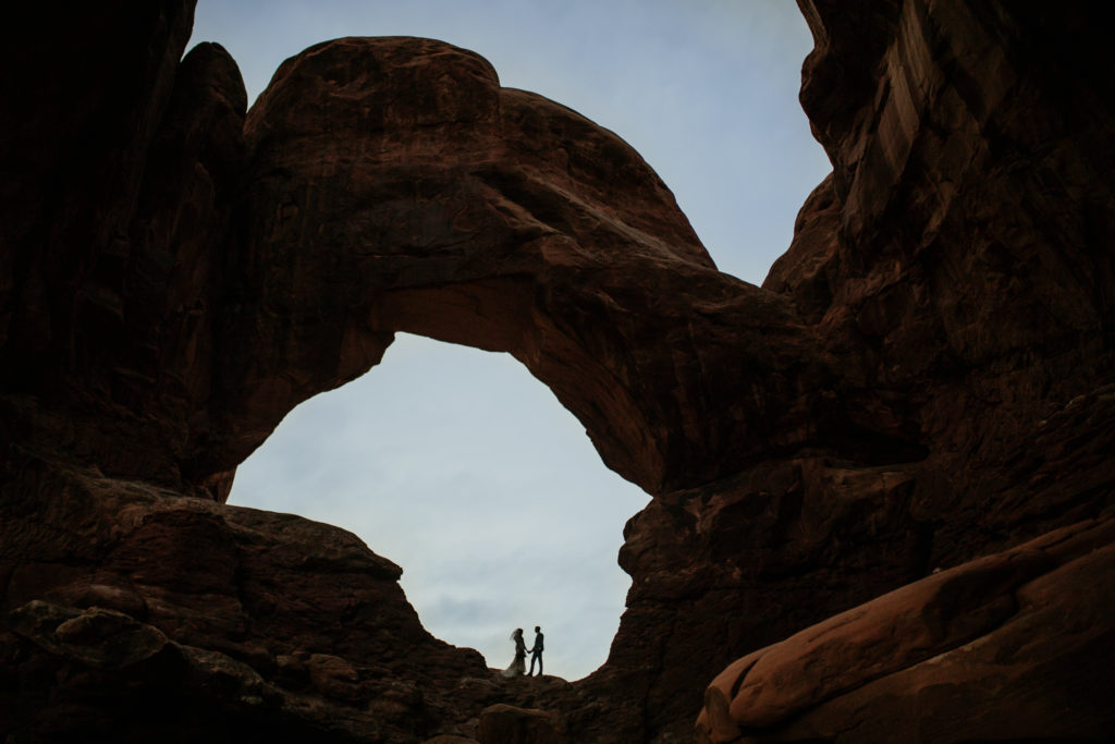 How to Elope in Arches National Park, Double Arch