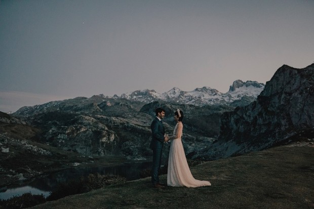 Picos de Europa, Spain are MADE for adventure elopements, and we are made to capture your elopement at the top of those mountains!! If you’re looking to elope in the mountains, we can’t wait to help make your dreams come true. Check out our list of our Top 10 Mountain Elopement Locations Worldwide (must-see hikes included!).