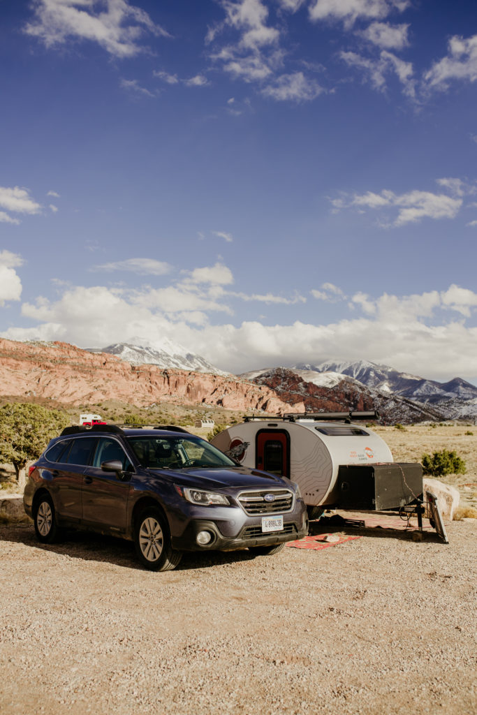 Camping in Moab, Utah