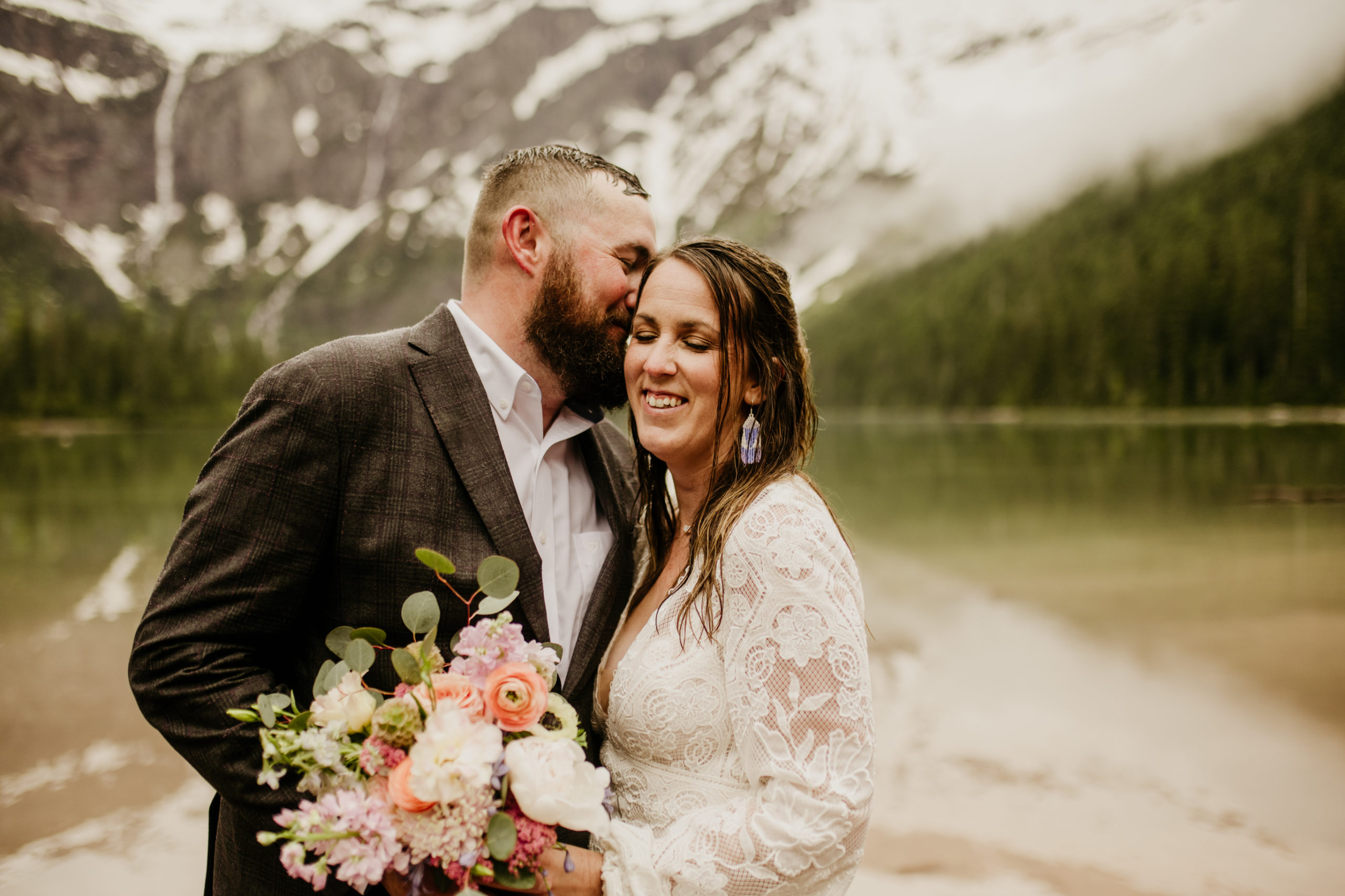 Moody and Romantic Fall Wedding in Lake Tahoe - Engaged Life