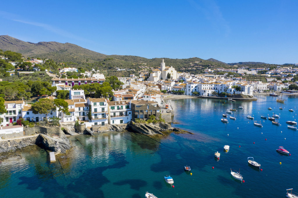 In Part 1 of our 5 part guide on how to elope in Spain (the American's Guide). We share the BEST place to get those photos!

Panoramic view of Cadaques in the morning, Costa Brava, Catalonia, Spain