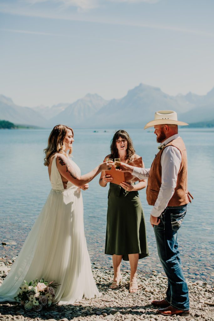 How to elope with friends and family in Glacier national park