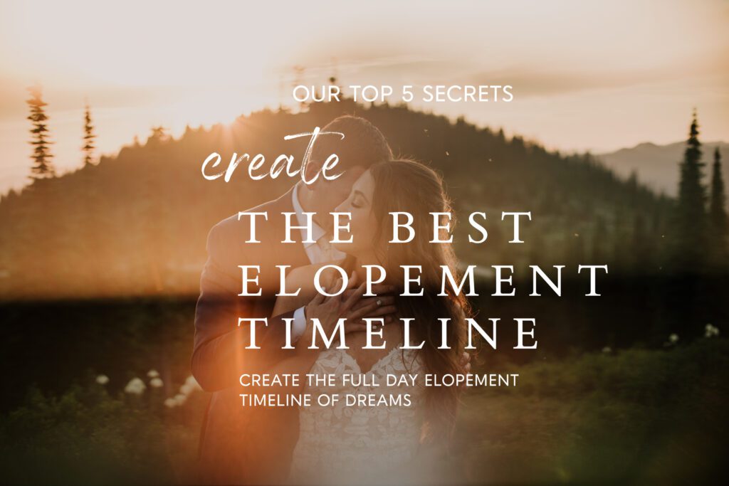 How to create an elopement timeline in 5 easy steps for photographers