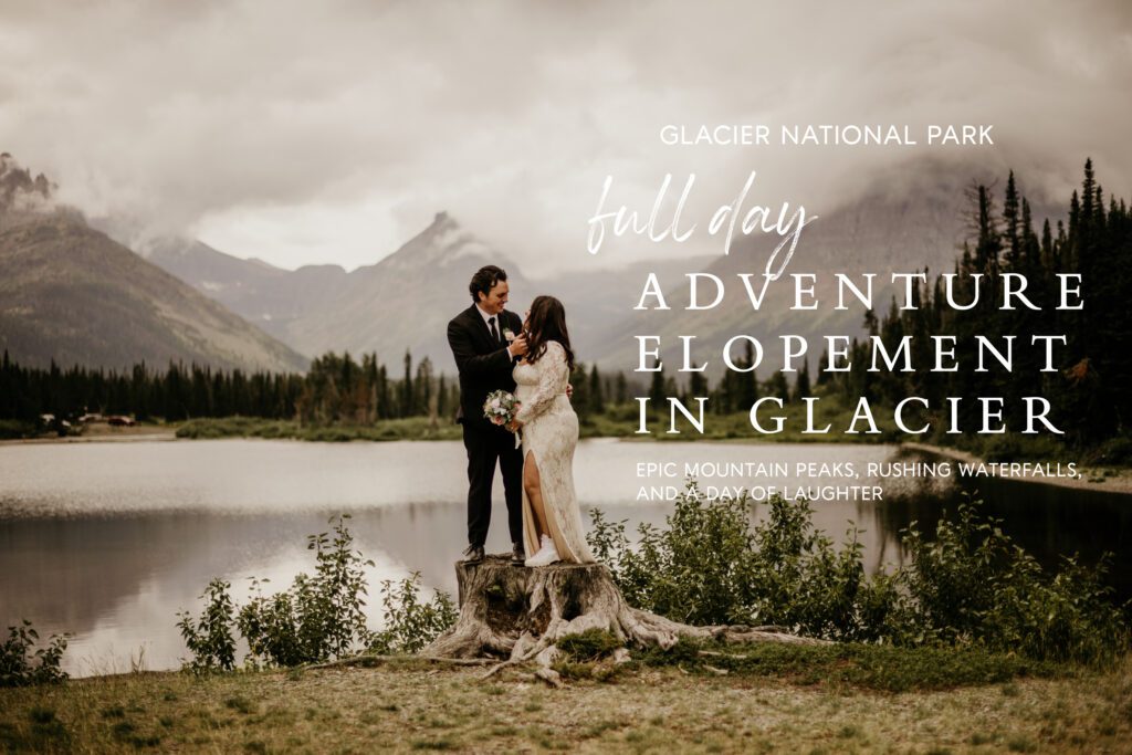 4 ways that this Texas couple came to Montana and did their elopement THEIR OWN WAY! Fall, moody Glacier elopement at Two Medicine!