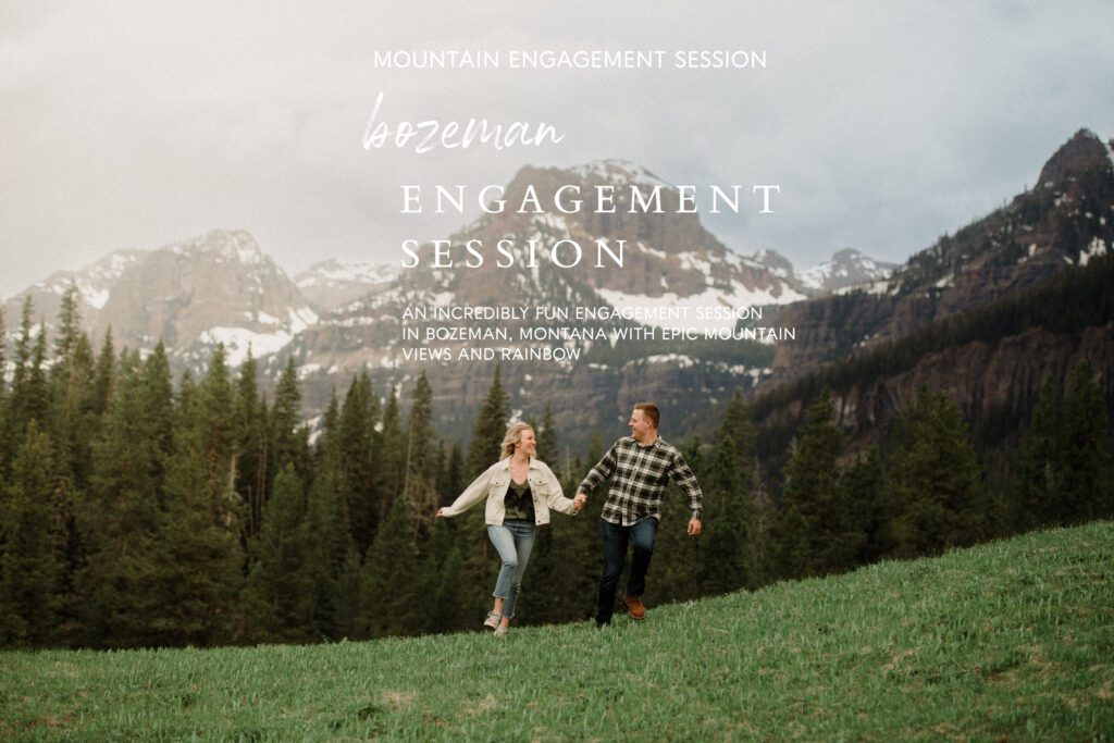 Bozeman engagement session, Bozeman engagement session locations, Montana engagement session photographer