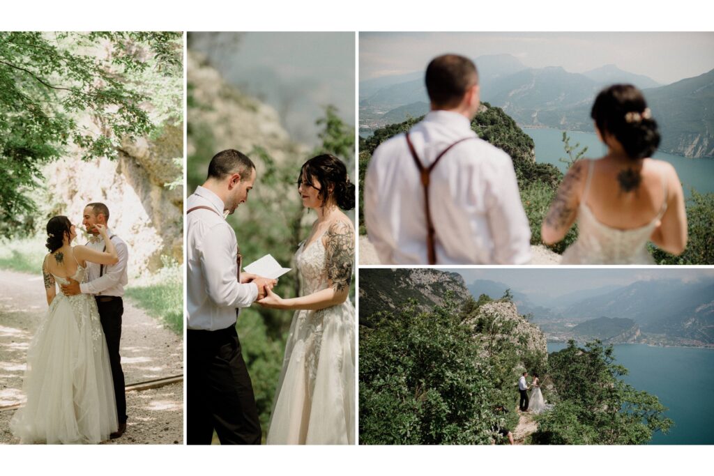 Lake Garda hike elopement