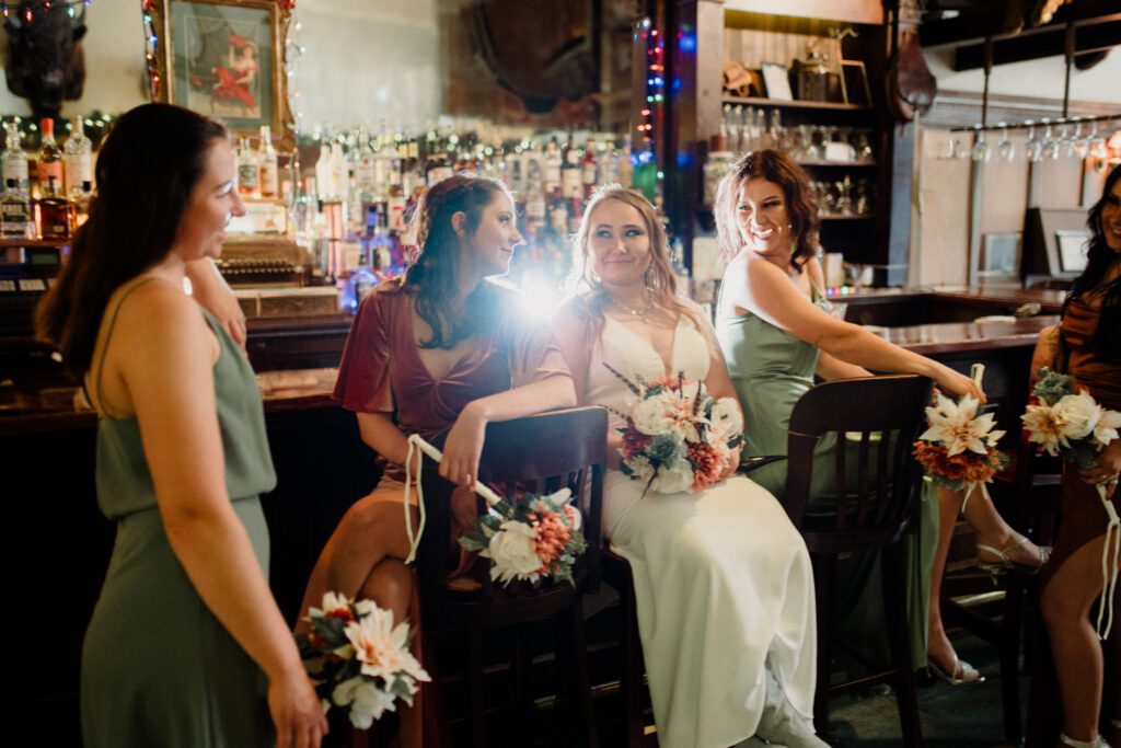 Bighorn National Forest wedding in Wyoming with dogs, an epic lightening strike, gorgeous fall colors and more than enough adventure! Occidental hotel wedding in Buffalo Wyoming.