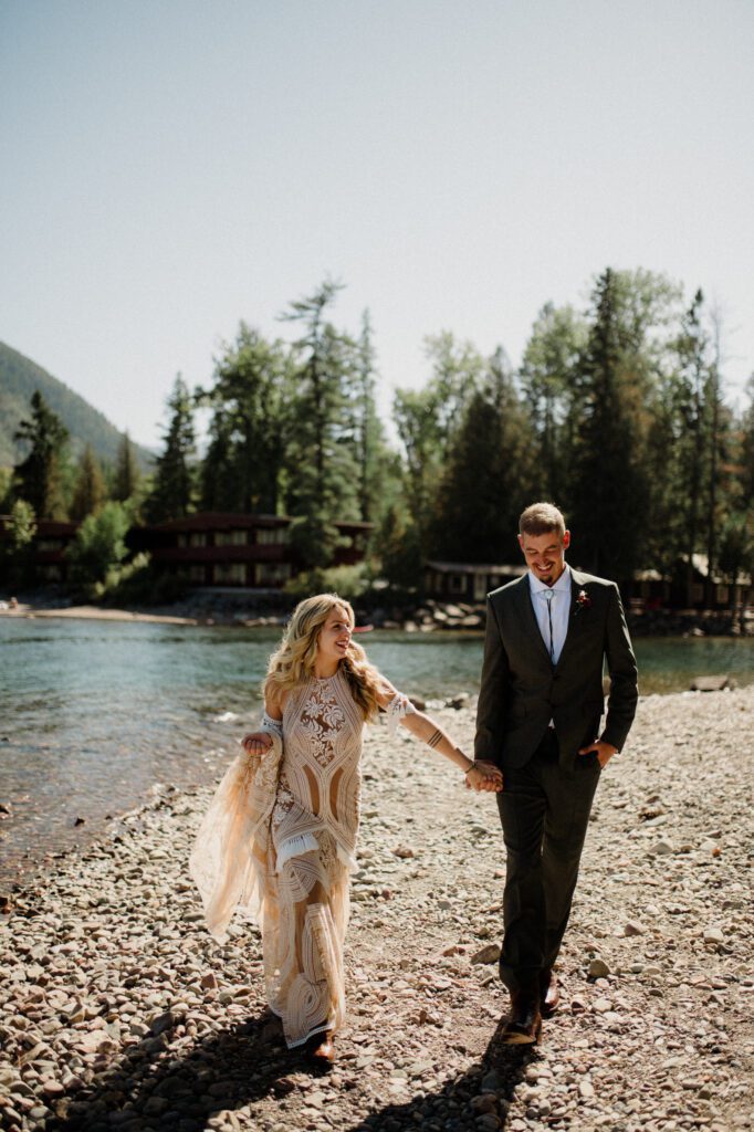 Elope in a national park. Wedding in Glacier National Park.