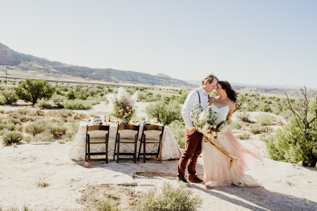 Moab styled shoot leads to booking first destination wedding!
