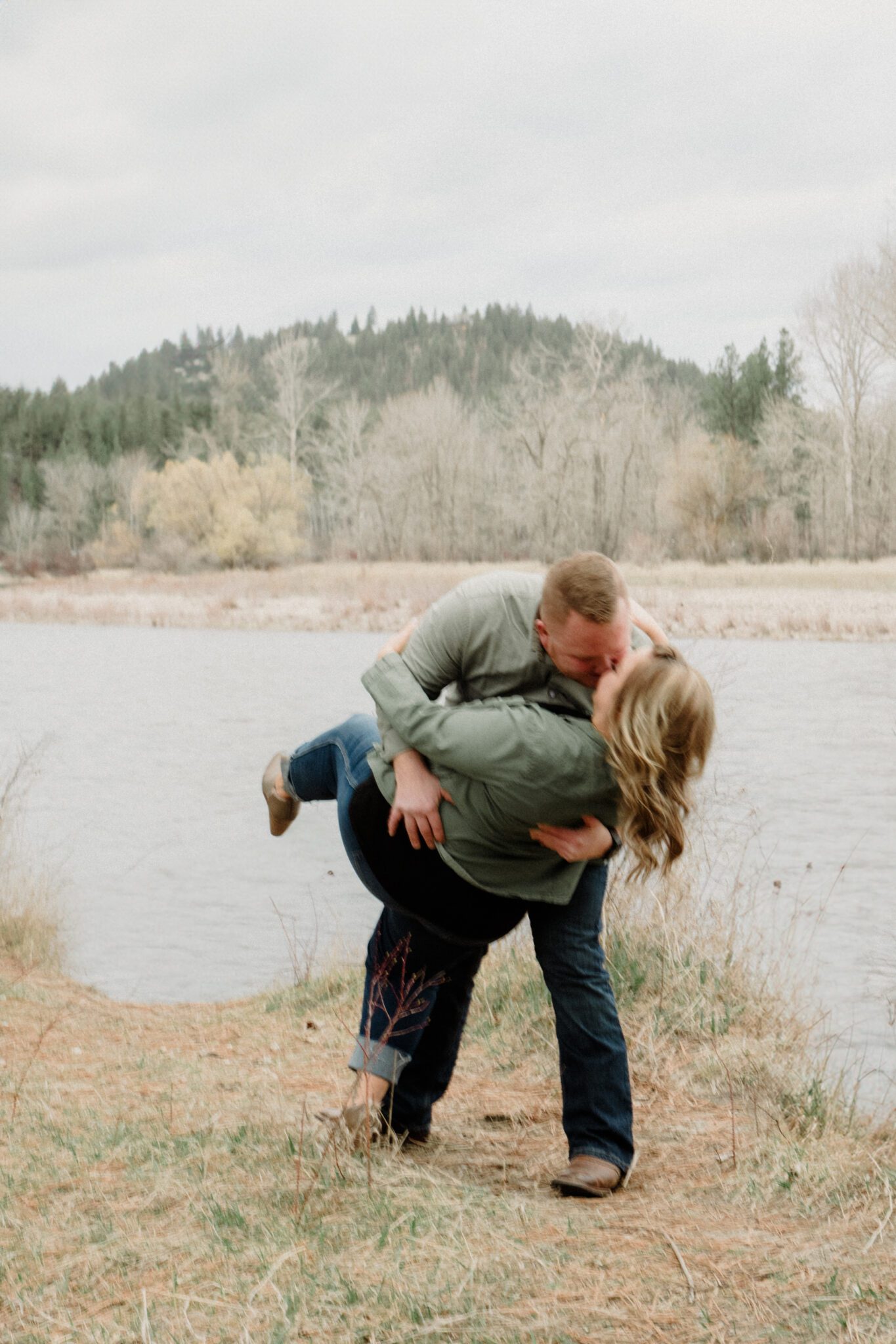 Missoula Engagement Session at Maclay Flats
