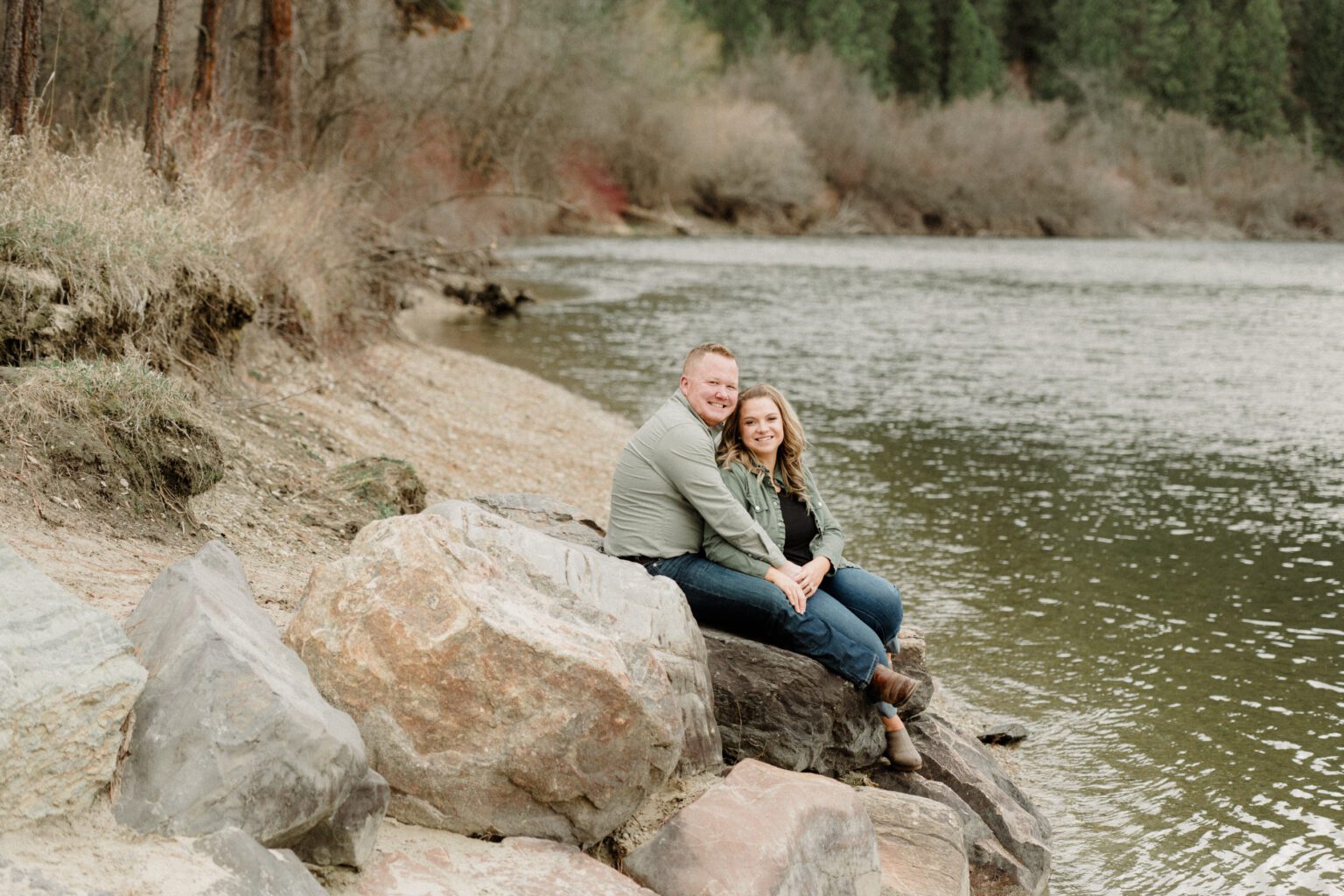 Missoula Engagement Session at Maclay Flats