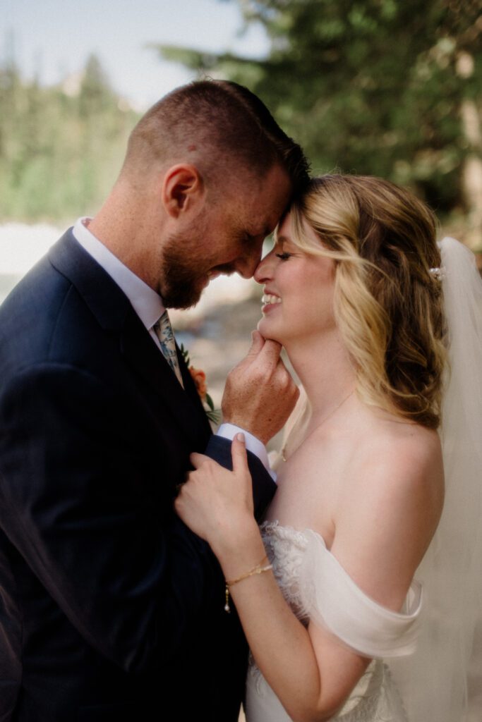 This sweet Glacier Homestead wedding features stunning Glacier National Park views, intimate moments, and heartfelt family celebrations. National park wedding.