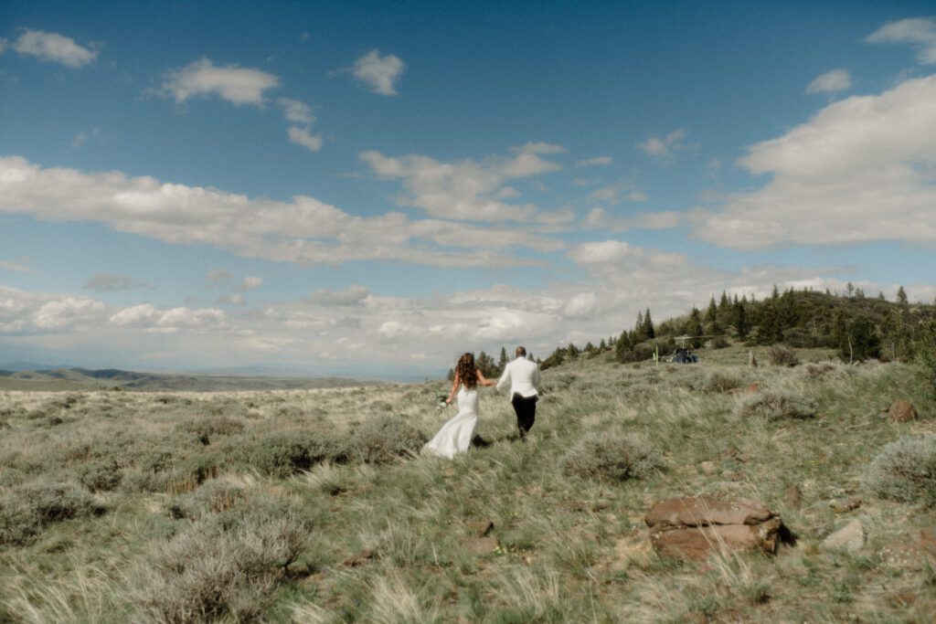 The ultimate helicopter wedding in Montana! From a stretch limo to stunning mountain views, this Bozeman adventure is a dream come true.