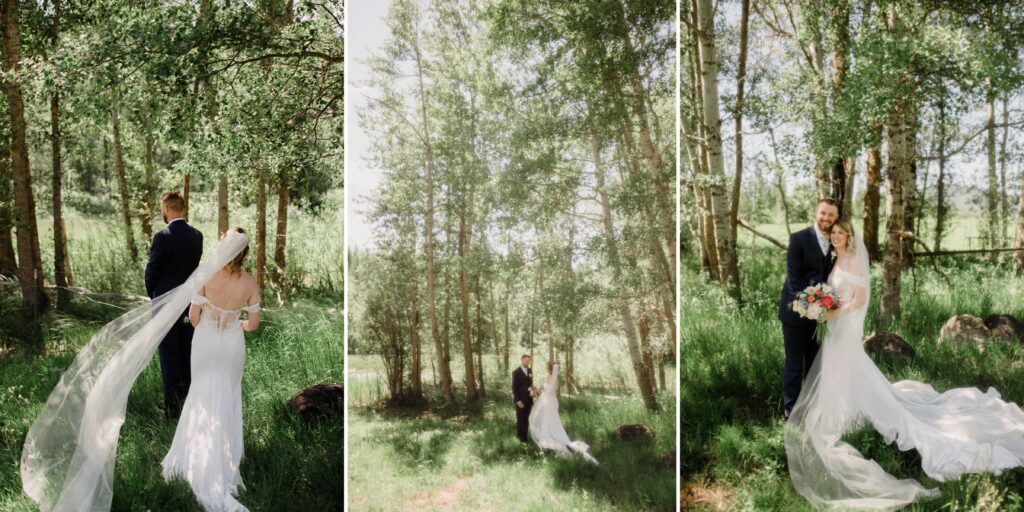 This sweet Glacier Homestead wedding features stunning Glacier National Park views, intimate moments, and heartfelt family celebrations. National park wedding.