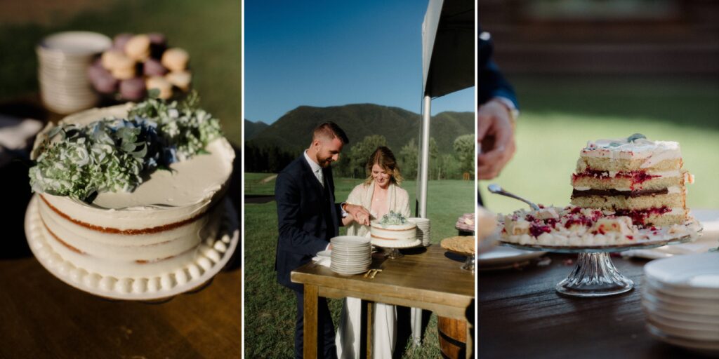 This sweet Glacier Homestead wedding features stunning Glacier National Park views, intimate moments, and heartfelt family celebrations. National park wedding.