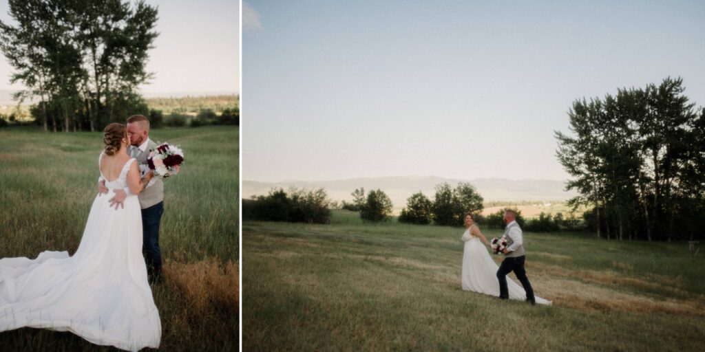 A stunning Little Smith Creek Ranch wedding in the Bitterroot Valley with breathtaking views, heartfelt moments, and a charming rustic theme.