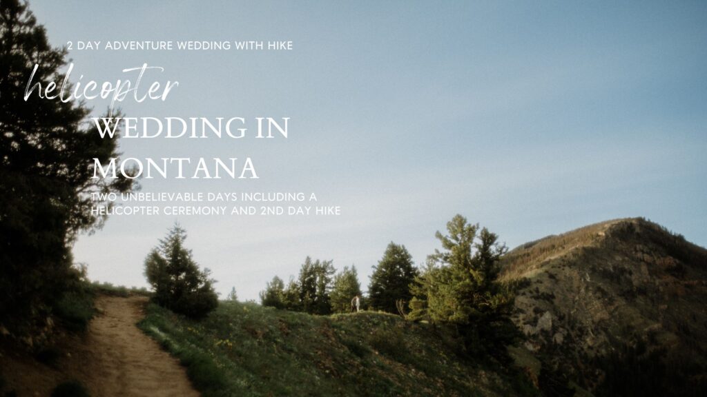 The ultimate helicopter wedding in Montana! From a stretch limo to stunning mountain views, this Bozeman adventure is a dream come true.