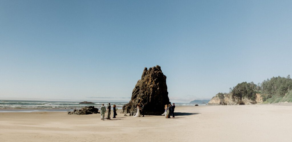 When you think, "elopement Oregon Coast," this is what you think of! Intimate vows at Hug Point, epic Haystack Rock views, and star photos!

This all day elopement will give you the inspo you need for the BEST ELOPEMENT SPOTS near Cannon Beach, contact info for officiants in the area and of course Cannon Beach Resorts you should stay in! 