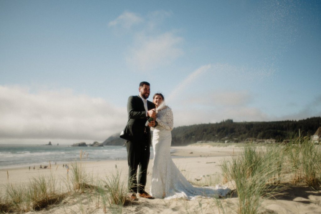 When you think, "elopement Oregon Coast," this is what you think of! Intimate vows at Hug Point, epic Haystack Rock views, and star photos!

This all day elopement will give you the inspo you need for the BEST ELOPEMENT SPOTS near Cannon Beach, contact info for officiants in the area and of course Cannon Beach Resorts you should stay in! 