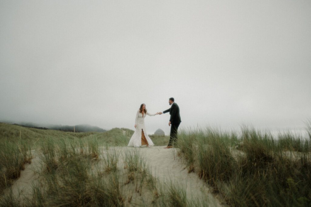 When you think, "elopement Oregon Coast," this is what you think of! Intimate vows at Hug Point, epic Haystack Rock views, and star photos!

This all day elopement will give you the inspo you need for the BEST ELOPEMENT SPOTS near Cannon Beach, contact info for officiants in the area and of course Cannon Beach Resorts you should stay in! 