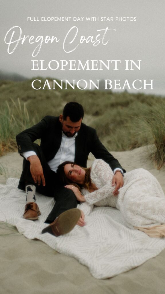 When you think, "elopement Oregon Coast," this is what you think of! Intimate vows at Hug Point, epic Haystack Rock views, and star photos!

This all day elopement will give you the inspo you need for the BEST ELOPEMENT SPOTS near Cannon Beach, contact info for officiants in the area and of course Cannon Beach Resorts you should stay in! 