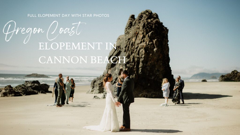 When you think, "elopement Oregon Coast," this is what you think of! Intimate vows at Hug Point, epic Haystack Rock views, and star photos!

This all day elopement will give you the inspo you need for the BEST ELOPEMENT SPOTS near Cannon Beach, contact info for officiants in the area and of course Cannon Beach Resorts you should stay in! 