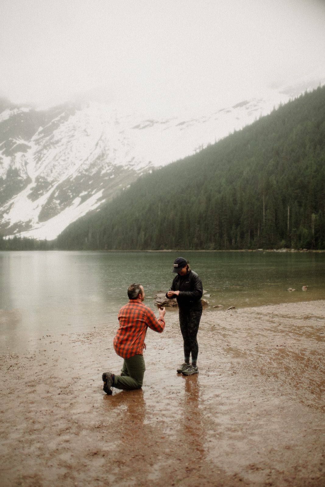 A National Park proposal in Glacier! STUNNING lake view with 4-mile hike where he popped the question. She said YES!

How do I surprise my girlfriend with a proposal on a hike? 