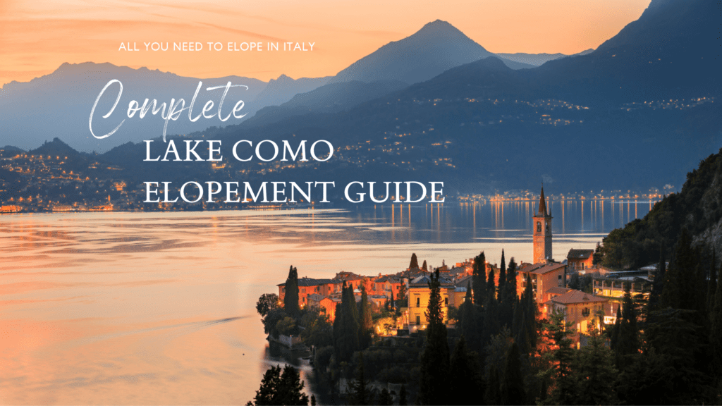 Lake Como guide, photo of Lake Como during sunset. 