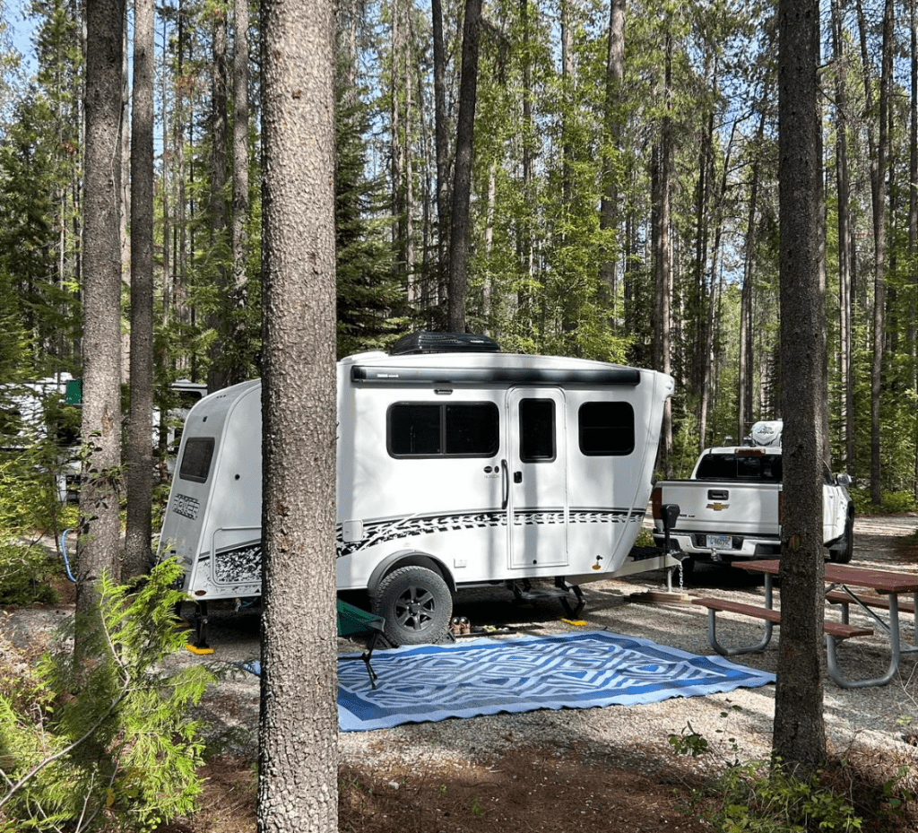 RV in Glacier National Park