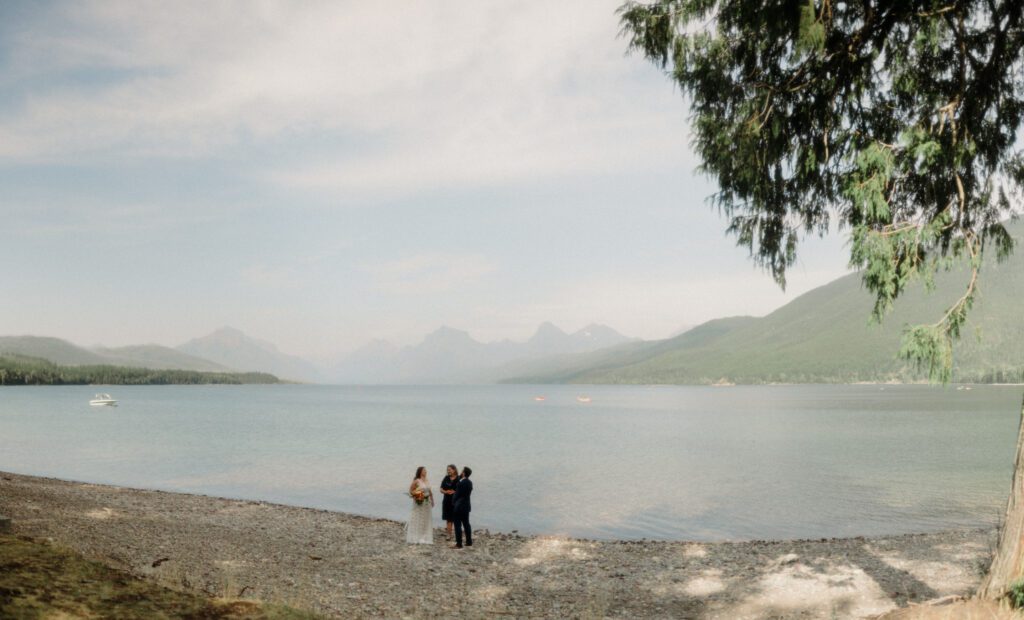 From stunning views at Lake McDonald to magical star photos at Hidden Lake, their day is perfection! *Montana adventure elopement in Glacier*!