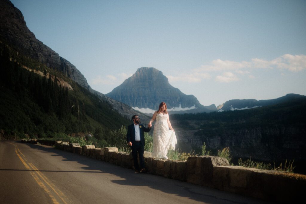 From stunning views at Lake McDonald to magical star photos at Hidden Lake, their day is perfection! *Montana adventure elopement in Glacier*!