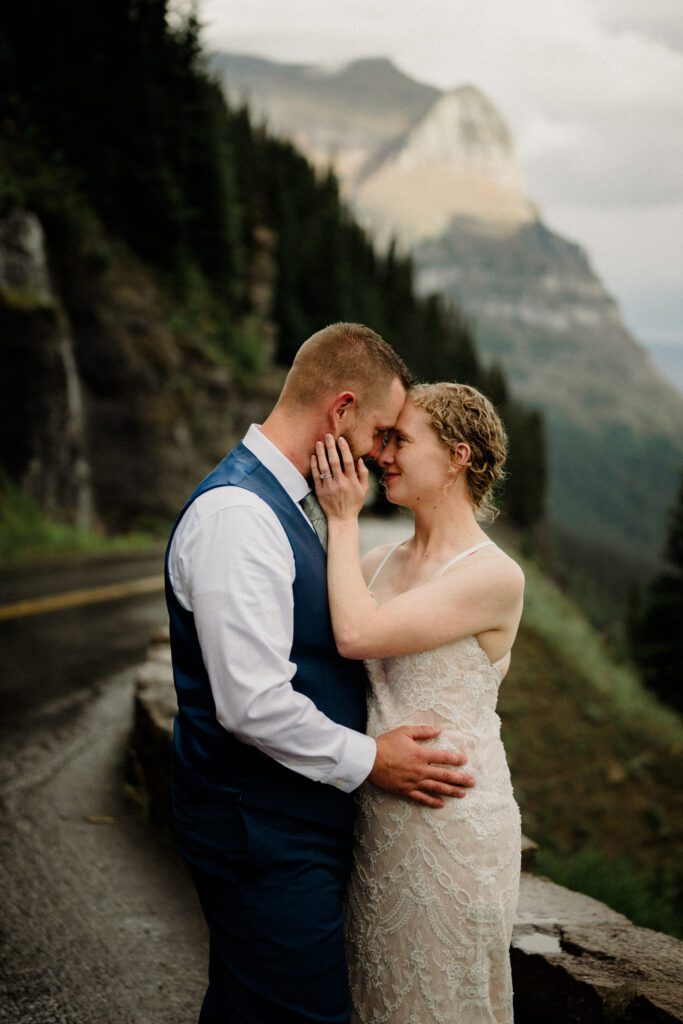 You know it's an adventure wedding in Glacier National Park when you see bears, stumble across mountain sheep and get married! The bride said this about her wedding day, "we literally did EVERYTHING!" 

A Two Medicine wedding ceremony and then a drive up the Going to the Sun Road made this day an epic adventure!