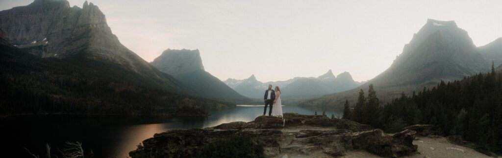 From stunning views at Lake McDonald to magical star photos at Hidden Lake, their day is perfection! *Montana adventure elopement in Glacier*!