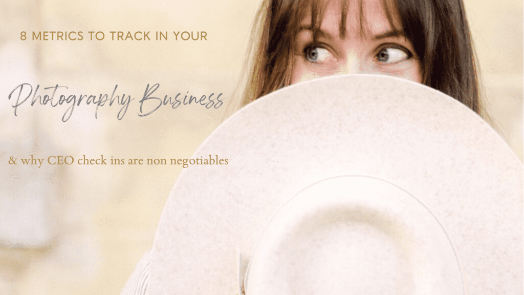 KPIs as a photographer, woman with brimmed at covering most of face as her eyes look left.