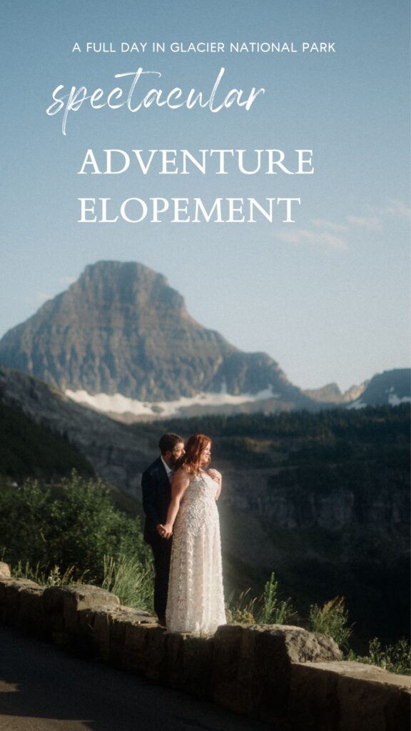 From stunning views at Lake McDonald to magical star photos at Hidden Lake, their day is perfection! *Montana adventure elopement in Glacier*!