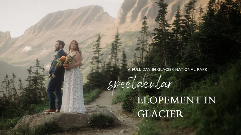 From stunning views at Lake McDonald to magical star photos at Hidden Lake, their day is perfection! *Montana adventure elopement in Glacier*!